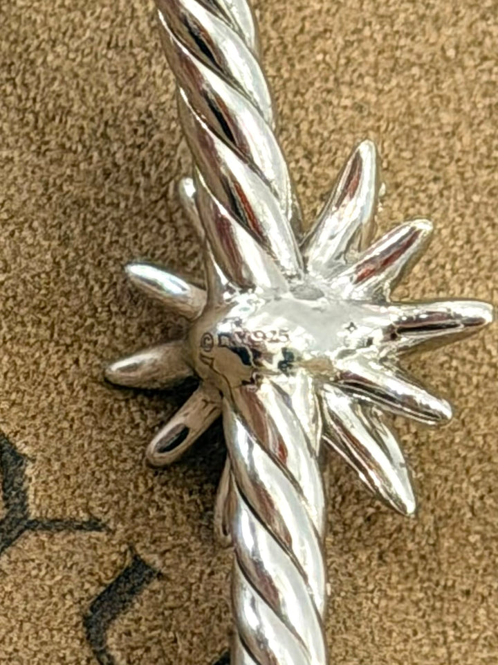 DAVID YURMAN STARBURST CENTER DIAMOND STATION BRACELET