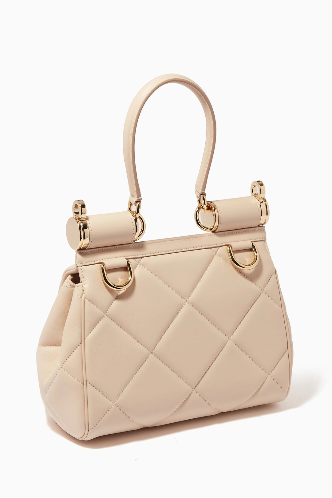 DOLCE &amp; GABBANA MEDIUM ARIA MATELASSÉ LEATHER SICILY SHOULDER BAG