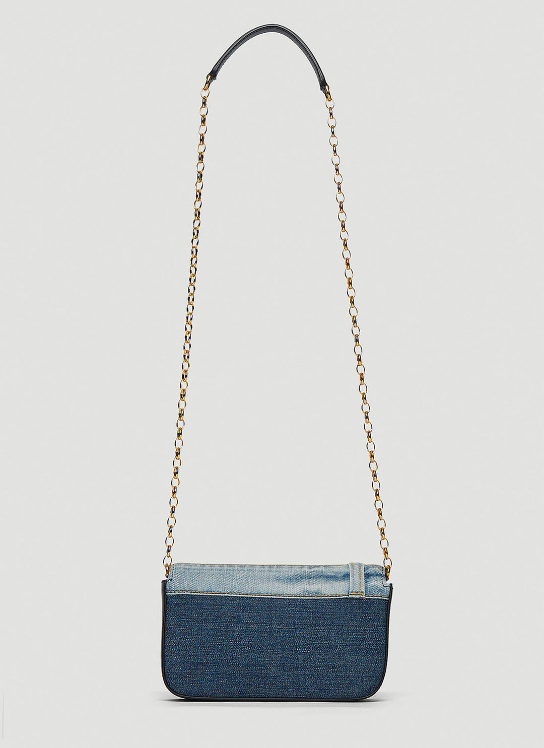 DOLCE &amp; GABBANA DG GIRLS PATCHWORK DENIM CHAIN BAG