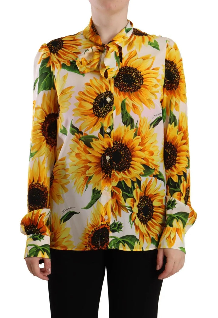 DOLCE &amp; GABBANA SUNFLOWER SHIRT