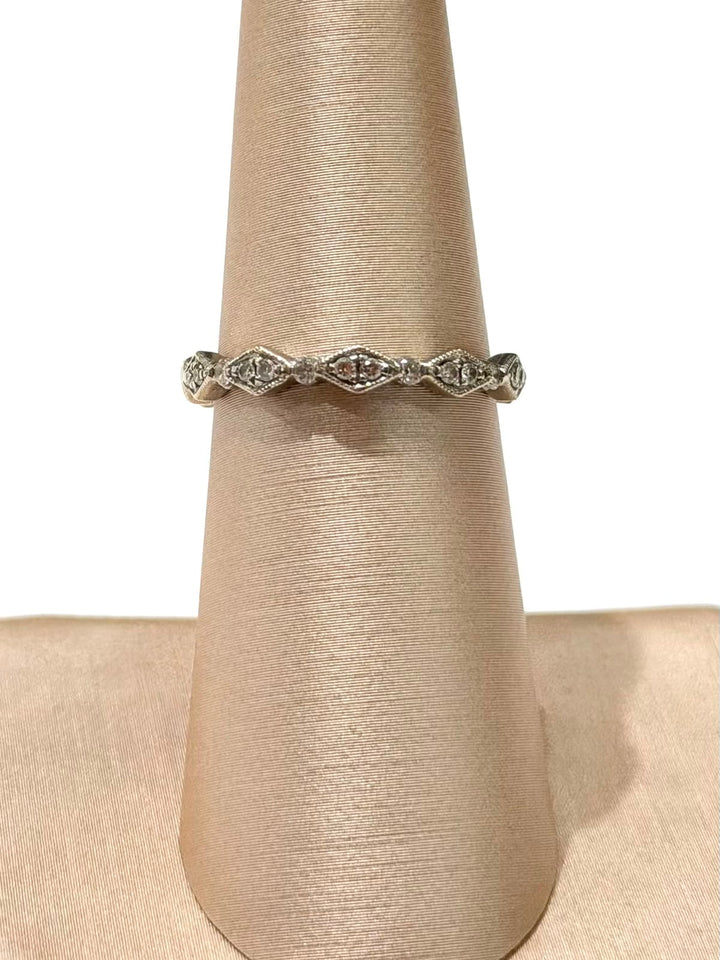 DIAMOND 14K WHITE GOLD ETERNITY BAND