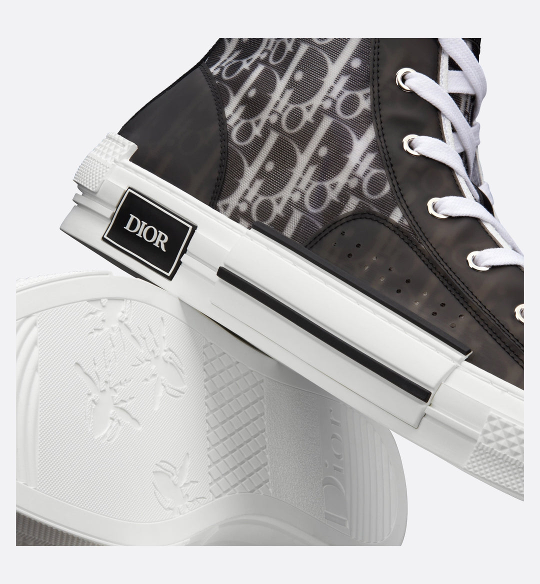 CHRISTIAN DIOR B23 HIGH-TOP DIOR OBLIQUE SNEAKERS