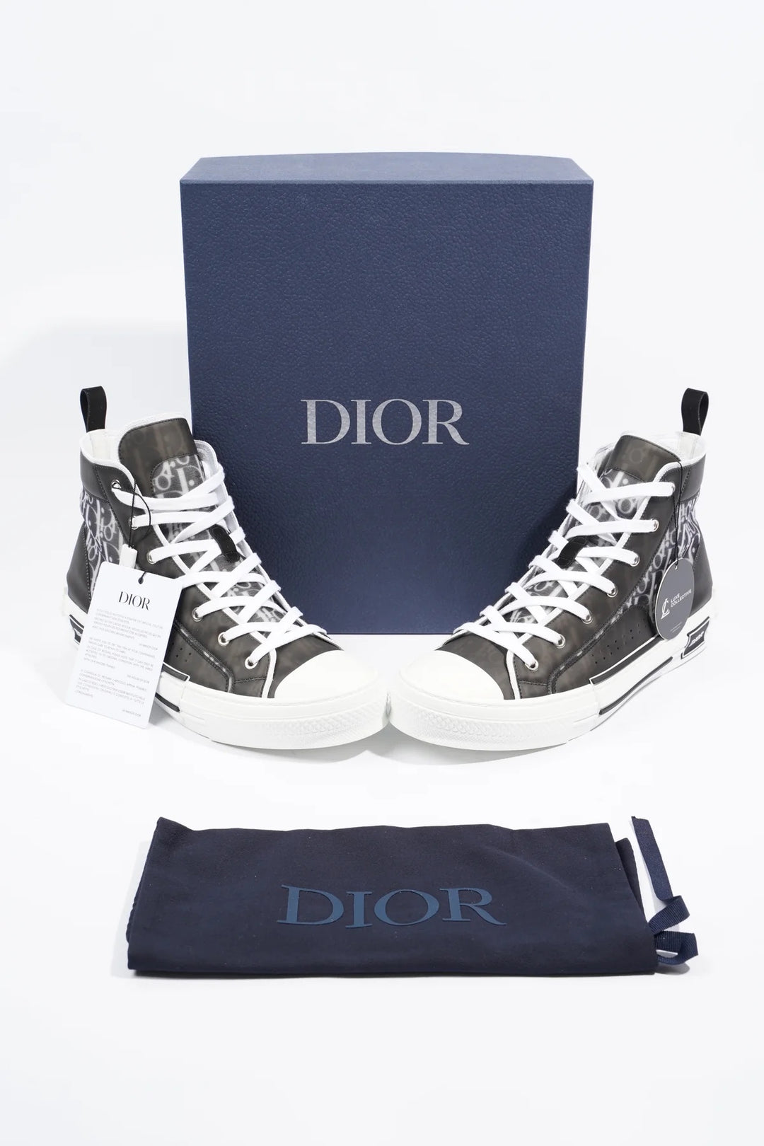 CHRISTIAN DIOR B23 HIGH-TOP DIOR OBLIQUE SNEAKERS