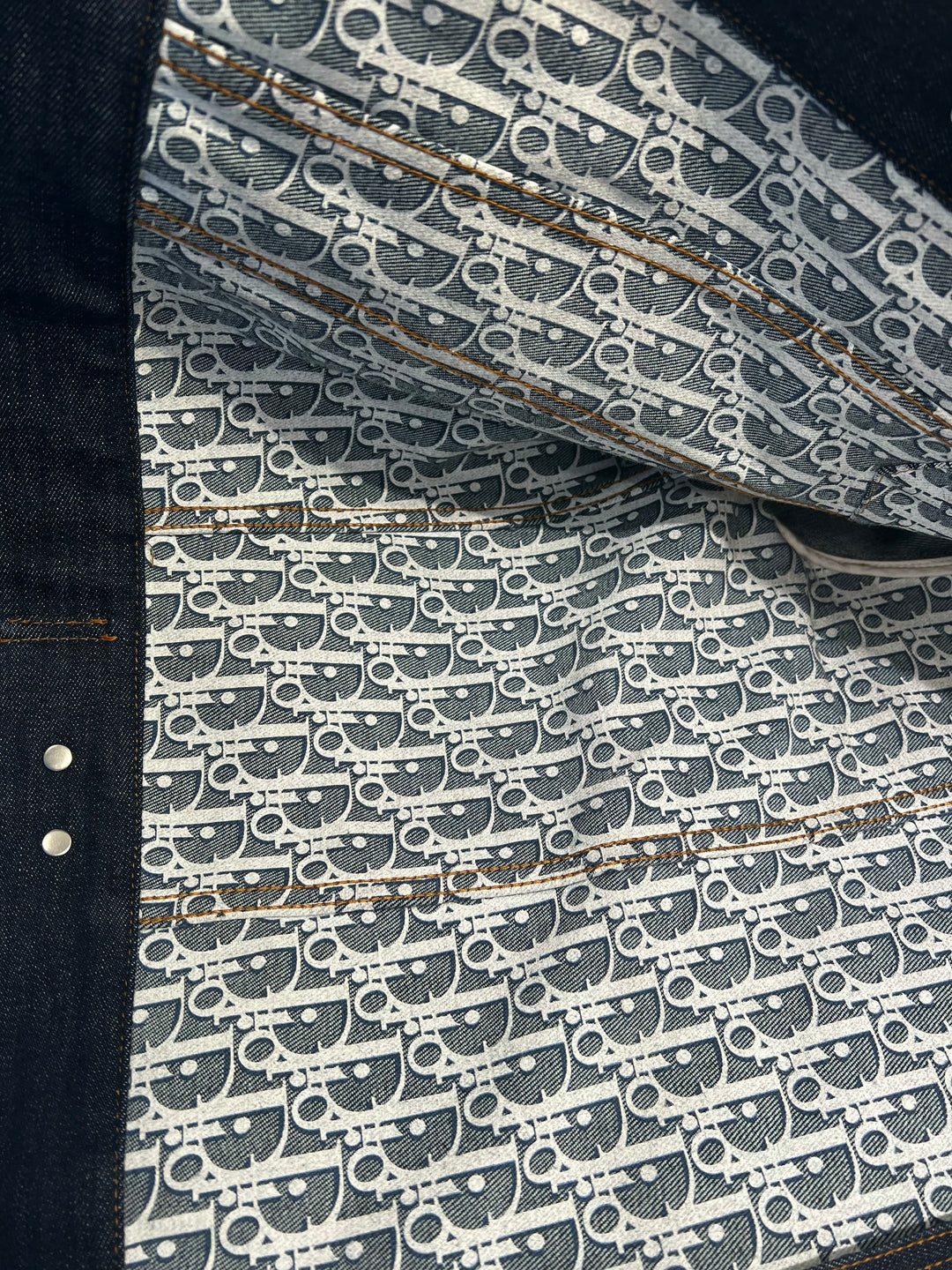 DIOR OBLIQUE RAW DENIM JACKET