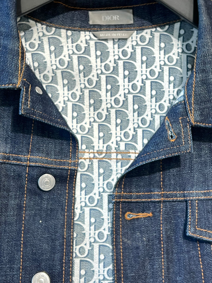 DIOR OBLIQUE RAW DENIM JACKET
