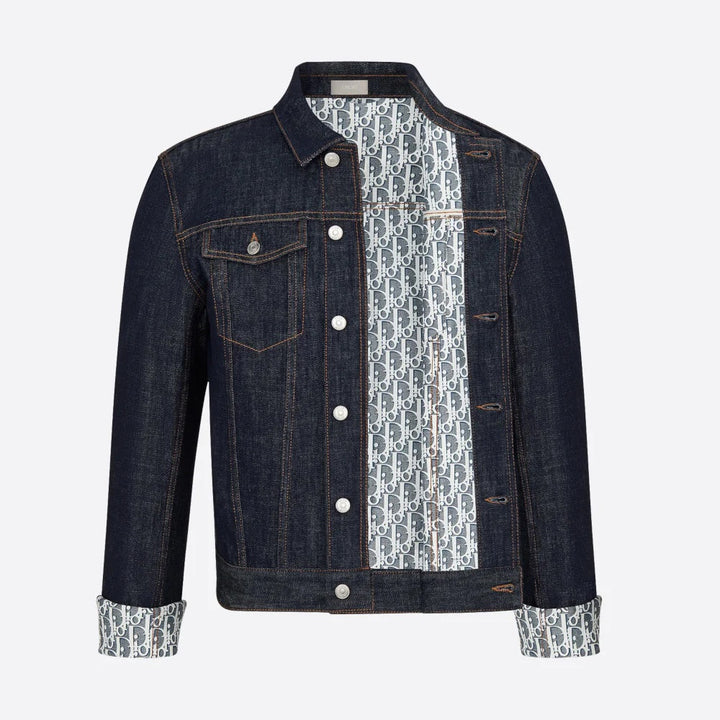 DIOR OBLIQUE RAW DENIM JACKET