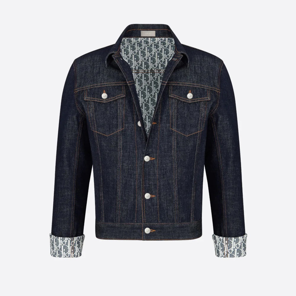 DIOR OBLIQUE RAW DENIM JACKET
