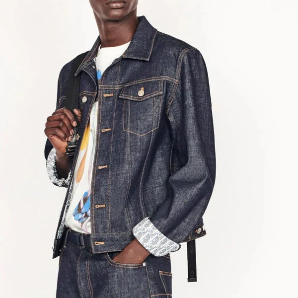 DIOR OBLIQUE RAW DENIM JACKET