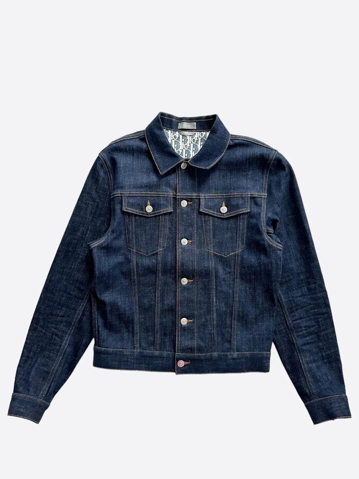 DIOR OBLIQUE RAW DENIM JACKET