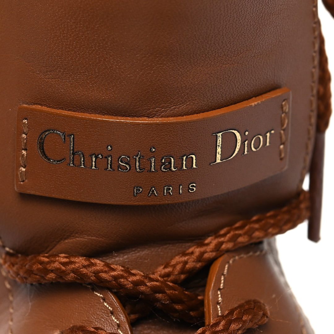 CHRISTIAN DIOR CALFSKIN QUEST COMBAT BOOTS