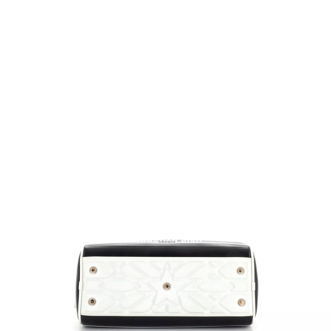 DIOR CANNAGE QUILTED LEATHER VIBE BOWLING BAG