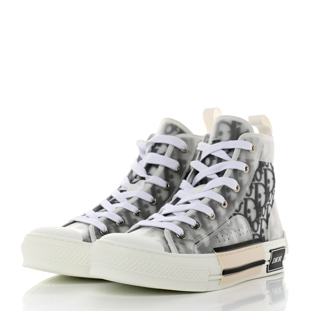 DIOR MEN'S B23 OBLIQUE CANVAS HIGH TOP SNEAKERS – Caroline's