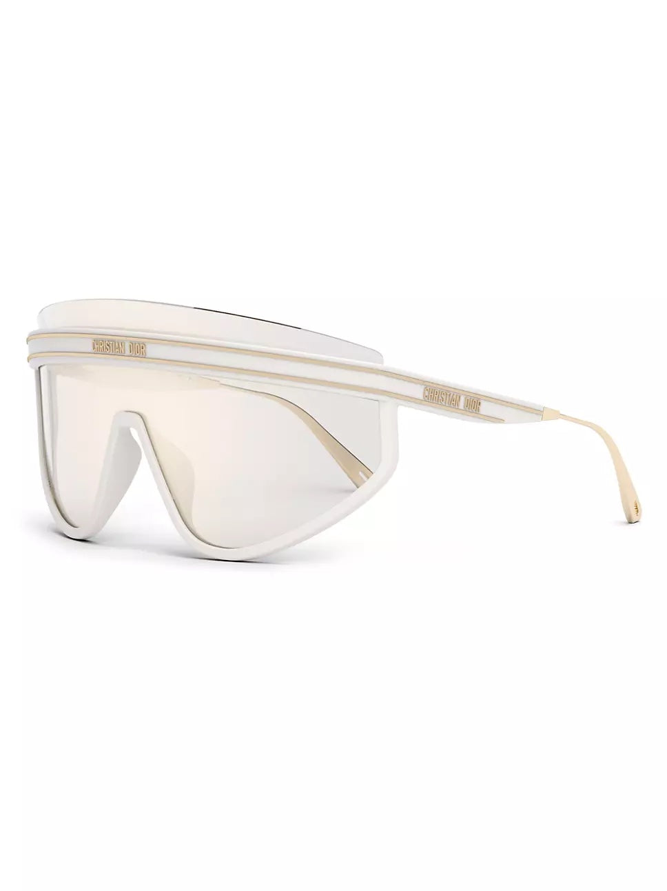 DIOR CHRISTIAN DIOR CLUB M2U MIRROR GOLD CLEAR MASK