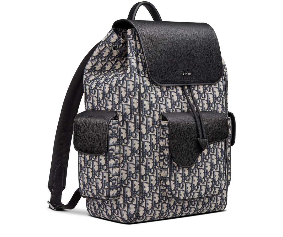 DIOR OBLIQUE LARGE SADDLE BACKPACK