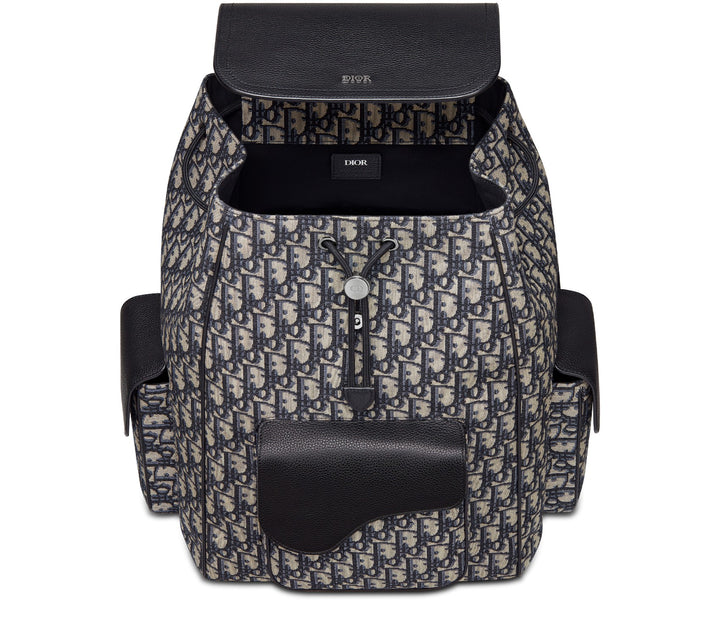 DIOR OBLIQUE LARGE SADDLE BACKPACK – Caroline's Fashion Luxuries