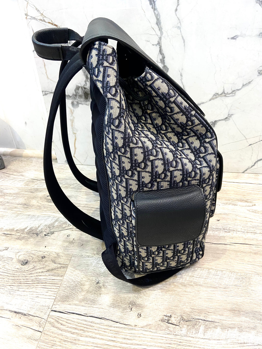 DIOR OBLIQUE LARGE SADDLE BACKPACK