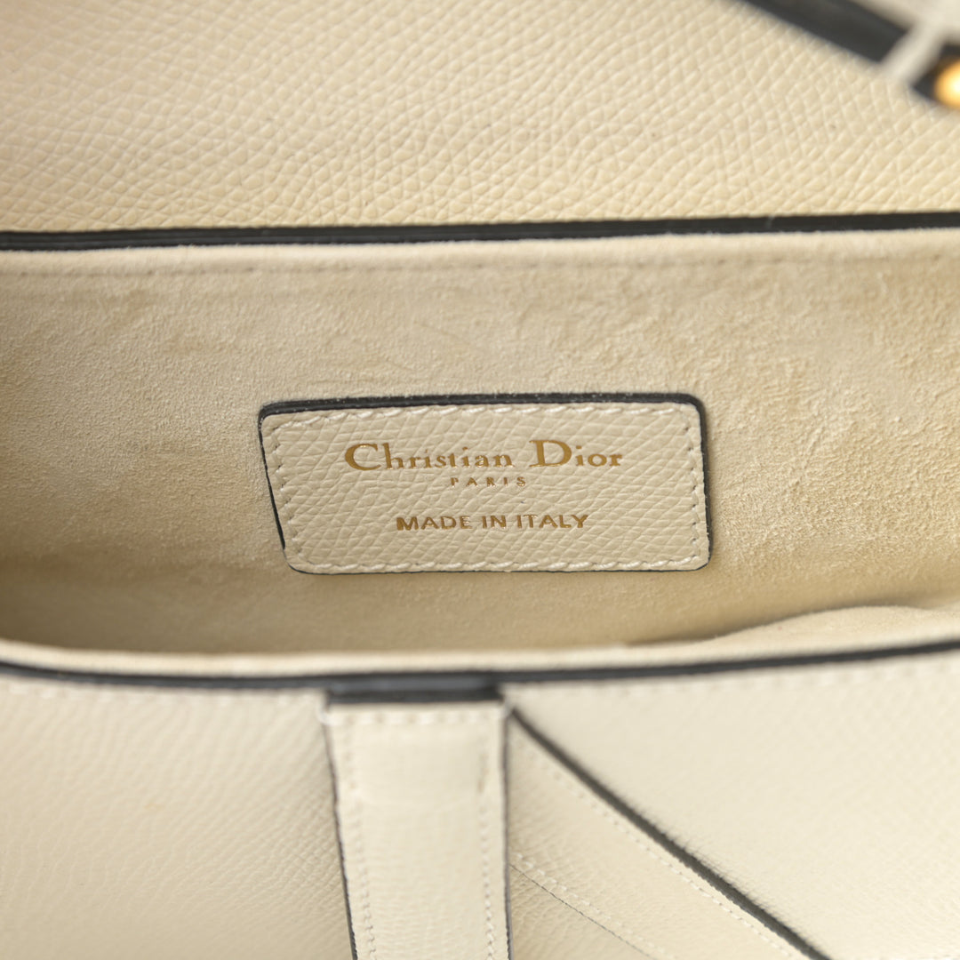 DIOR CALFSKIN LEATHER MINI SADDLE BAG WITH A STRAP
