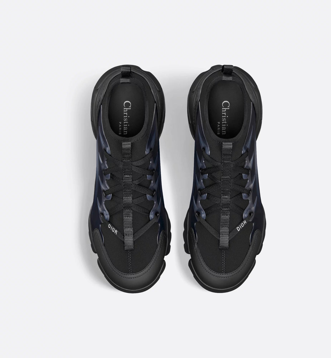 CHRISTIAN DIOR LADIES BLACK D-CONNECT SNEAKERS