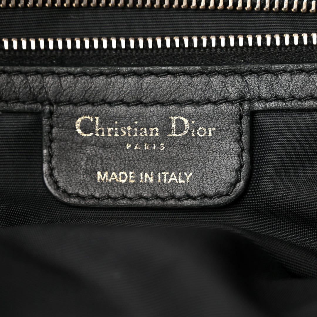 DIOR LAMBSKIN CANNAGE NEW LOCK SHOULDER BAG