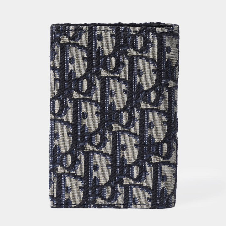 CHRISTIAN DIOR MONOGRAM OBLIQUE JACQUARD VERTICAL CARD HOLDER