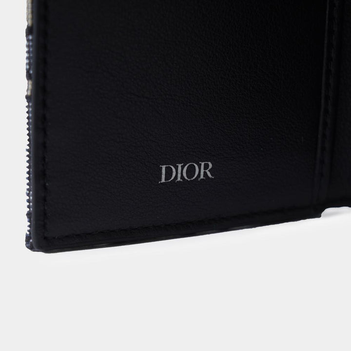 CHRISTIAN DIOR MONOGRAM OBLIQUE JACQUARD VERTICAL CARD HOLDER