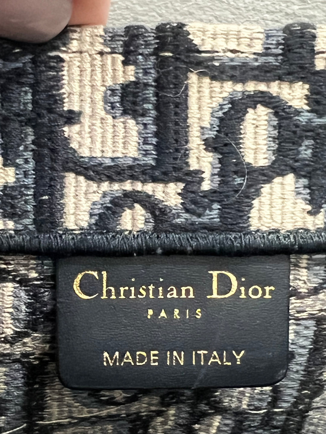 CHRISTIAN DIOR MEDIUM OBLIQUE BOOK TOTE BAG