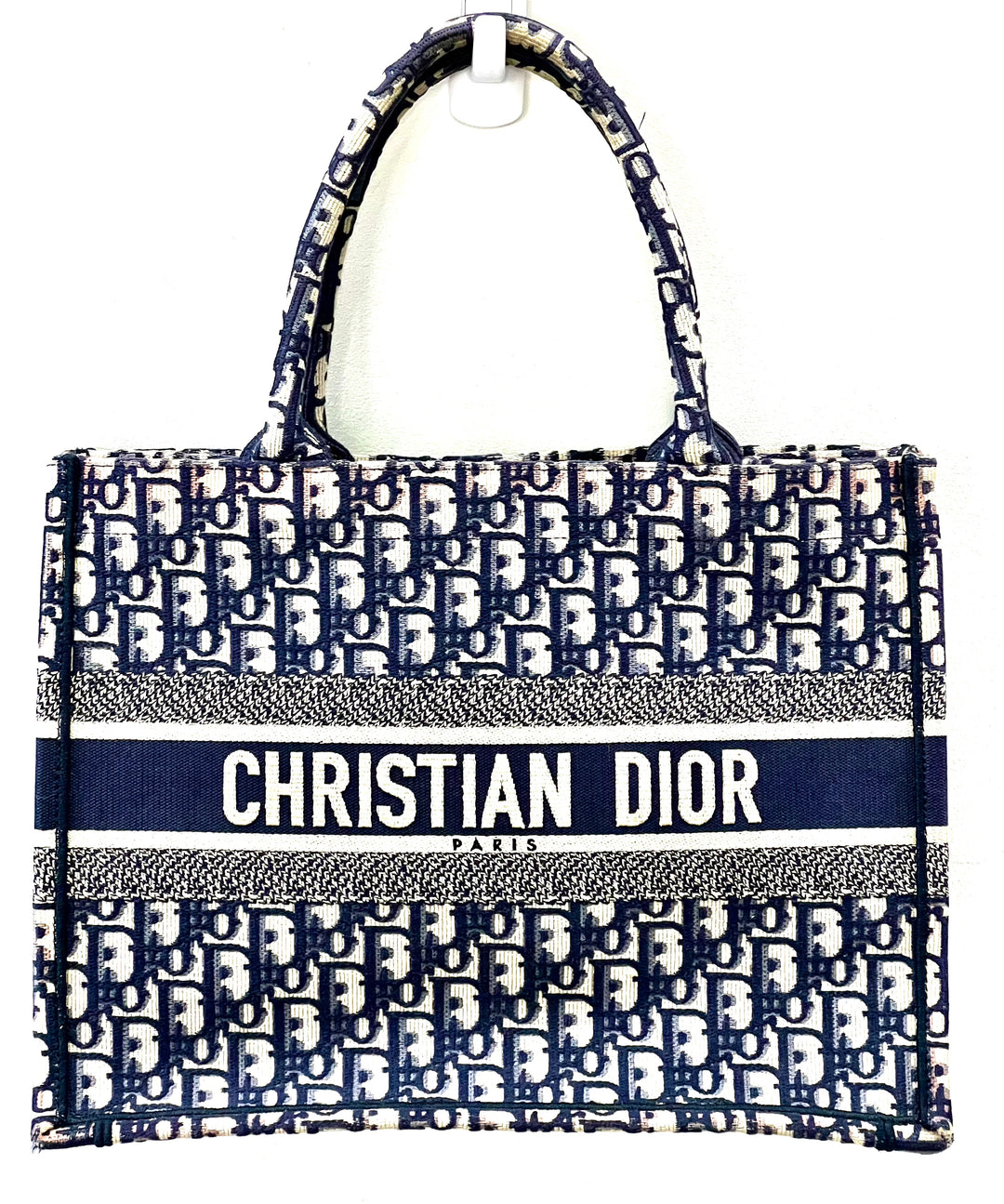 CHRISTIAN DIOR OBLIQUE BOOK MEDIUM TOTE BAG