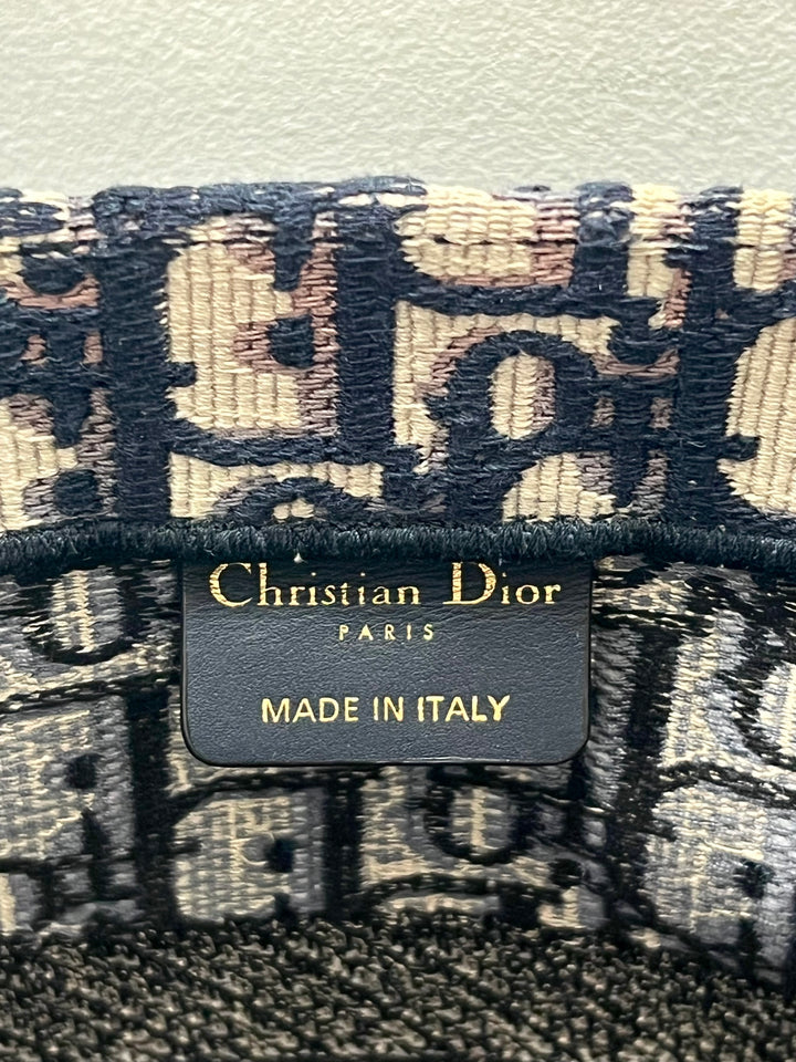 CHRISTIAN DIOR OBLIQUE BOOK MEDIUM TOTE BAG