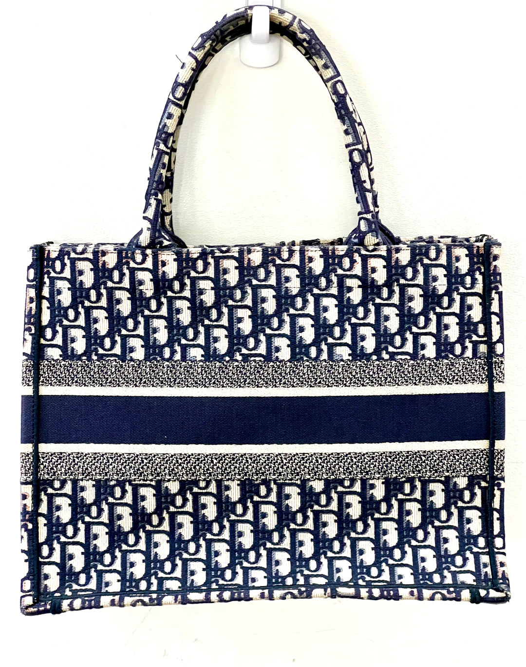 CHRISTIAN DIOR OBLIQUE BOOK MEDIUM TOTE BAG