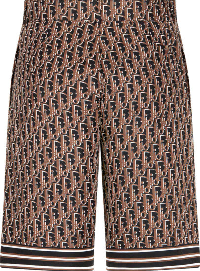 DIOR OBLIQUE MONOGRAM SILK MEN&
