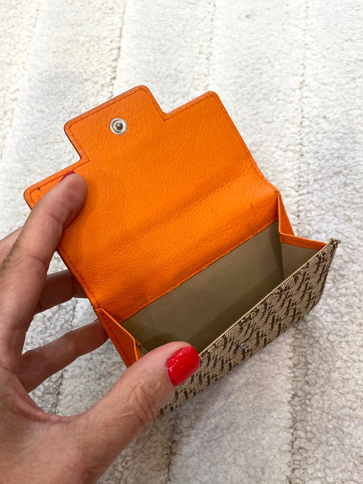 小物 Dior Monogram Wallet DIOR PORTEMONNAIE QUADRATISCH MONOGRAM COMPACT WALLET – Caroline's