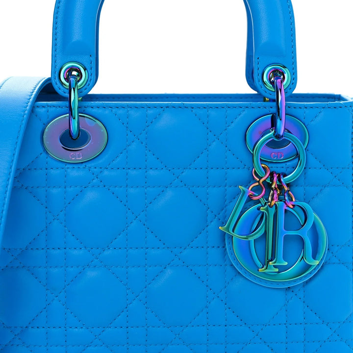 DIOR CANNAGE QUILTED LAMBSKIN SMALL LADY DIOR TOTE BAG