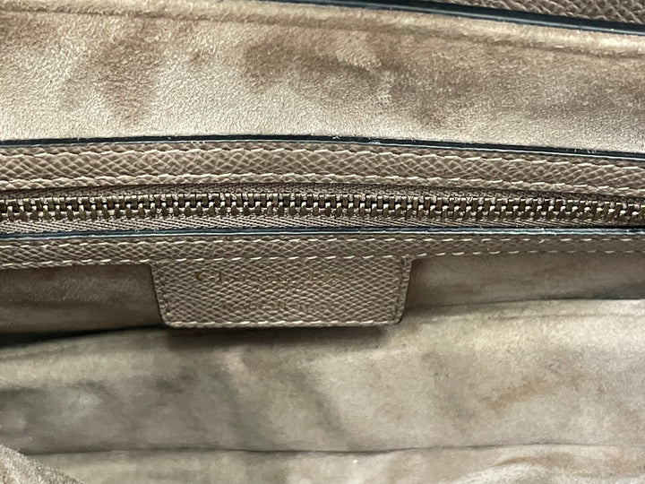 DIOR GRAINED CALFSKIN LEATHER SADDLE BAG