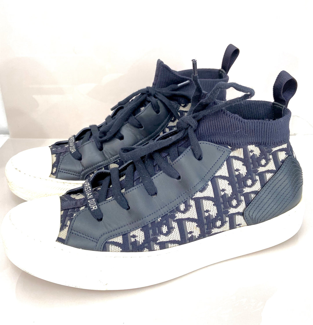 DIOR TECHNICAL KNIT CALFSKIN WALK&