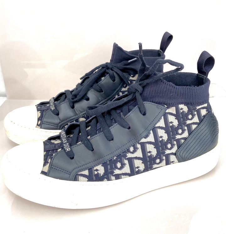 DIOR TECHNICAL KNIT CALFSKIN WALK&