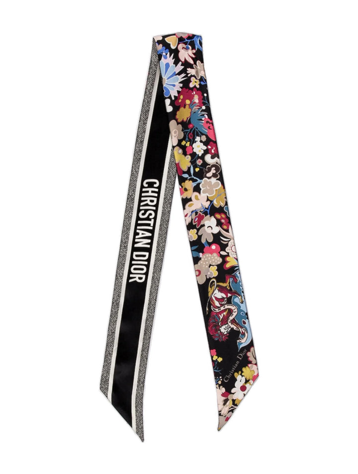 DIOR TOILE DE JOUY VOYAGE MITZAH SILK TWILLY SCARF
