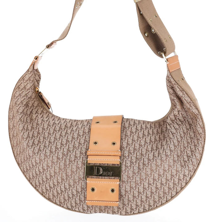 DIOR TROTTEUR MONOGRAM STREET CHIC HOBO BAG