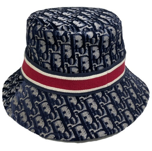 DIOR VELVET OBLIQUE LARGE BRIM BUCKET HAT – Caroline display picture 1