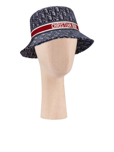 DIOR VELVET OBLIQUE LARGE BRIM BUCKET HAT – Caroline display picture 3