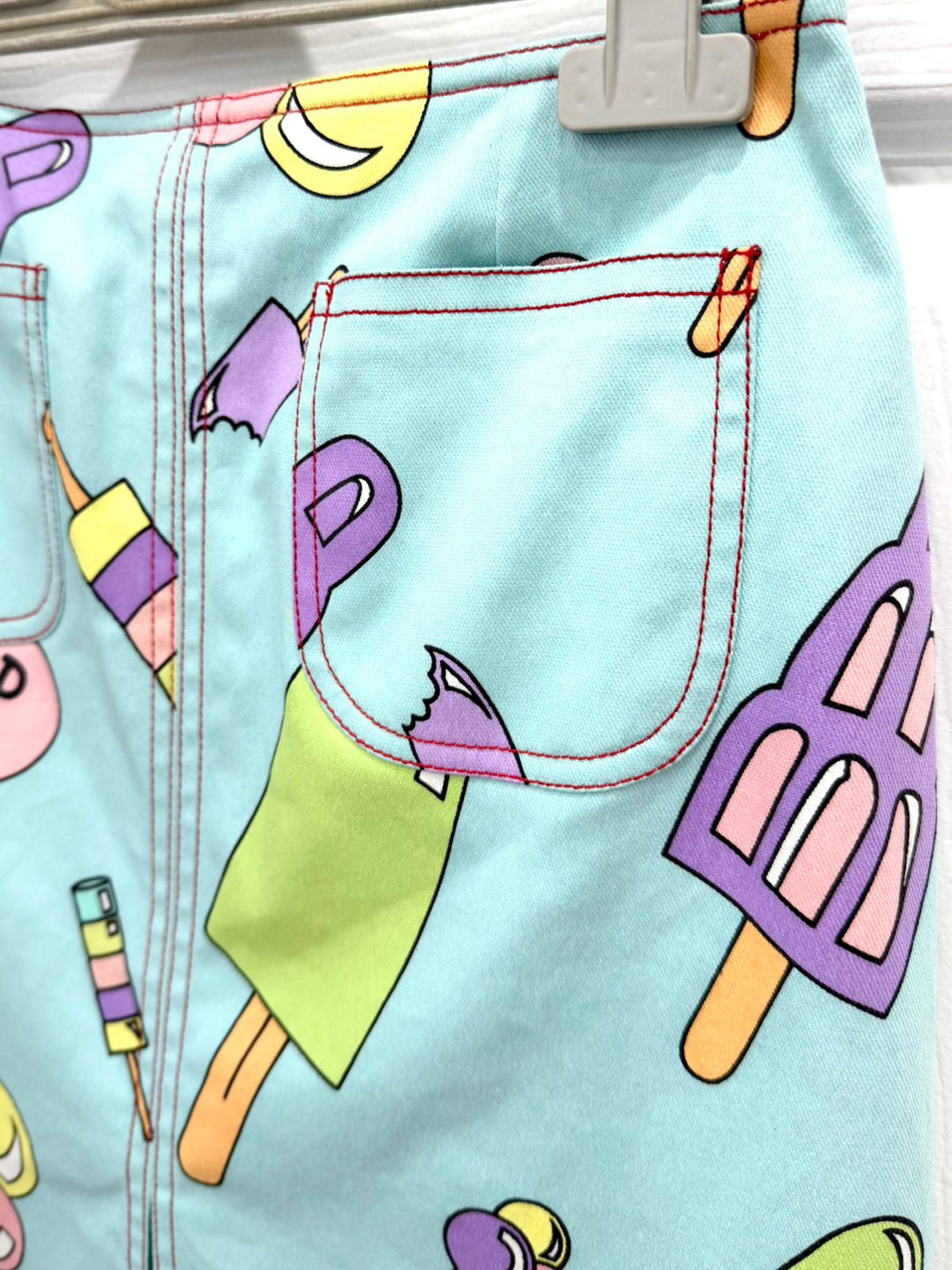 DIOR BY JOHN GALLIANO ICE CREAM CANDY SKIRT