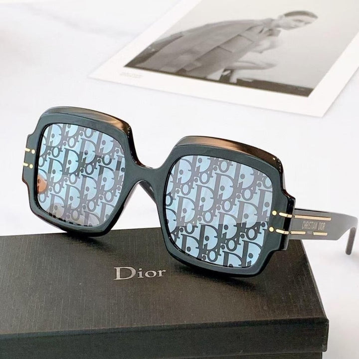 DIOR DIORSIGNATURE OVERSIZED LOGO ACETATE SUNGLASSES