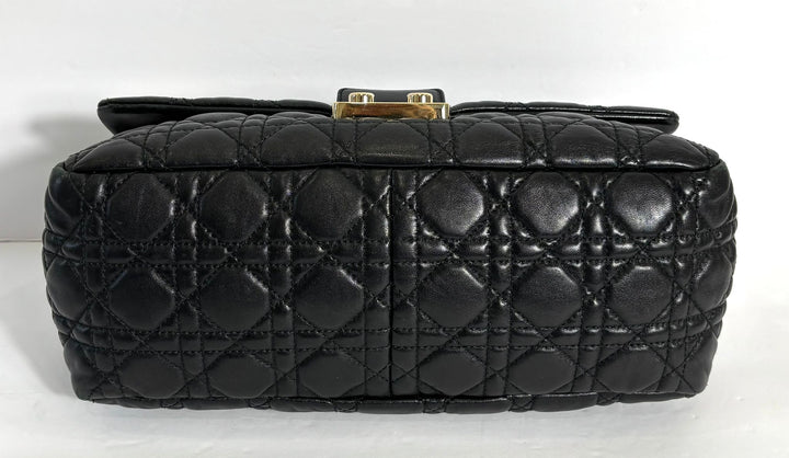 DIOR LAMBSKIN CANNAGE NEW LOCK SHOULDER BAG