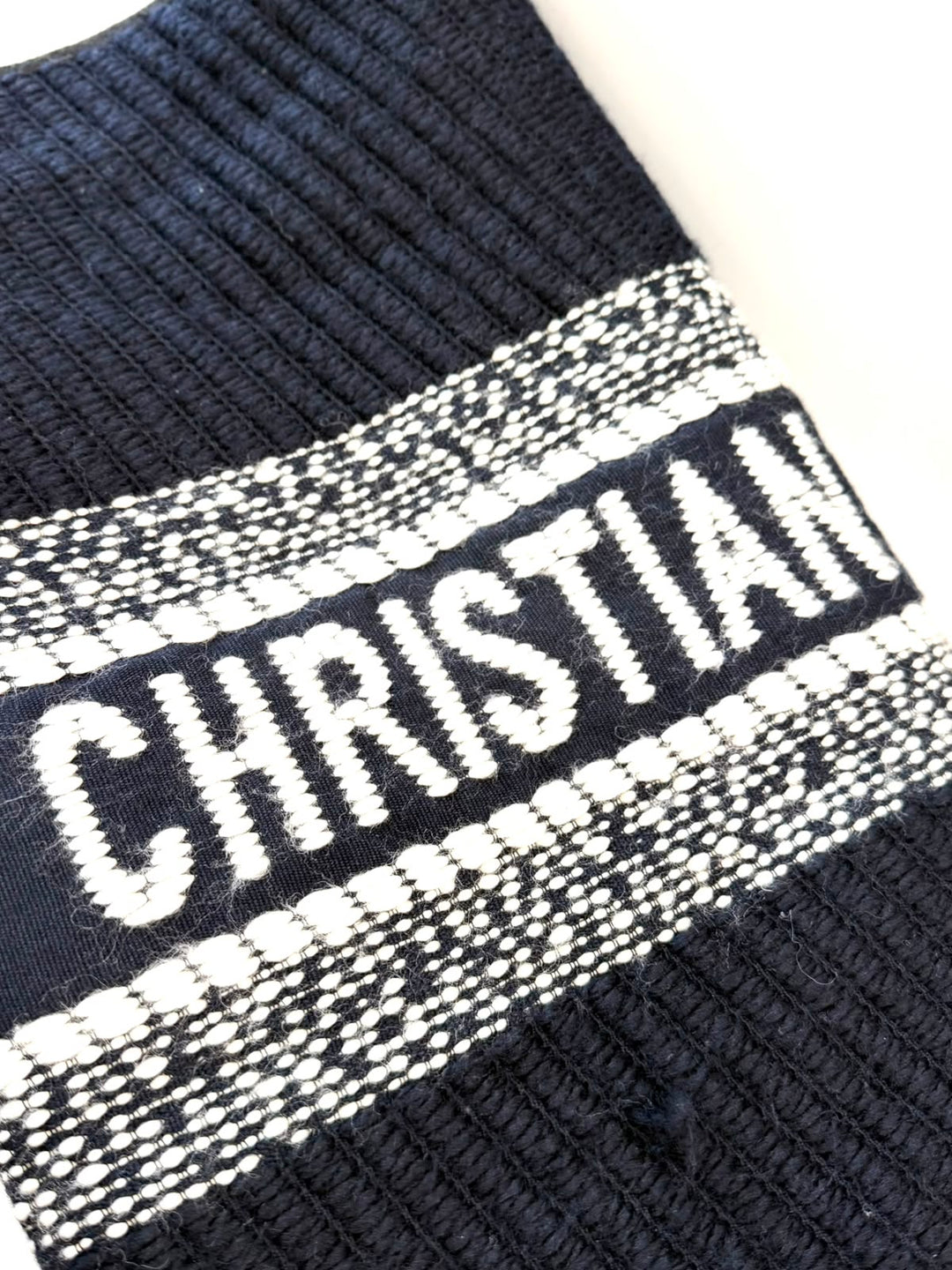 DIOR LOGO JACQUARD SCARF