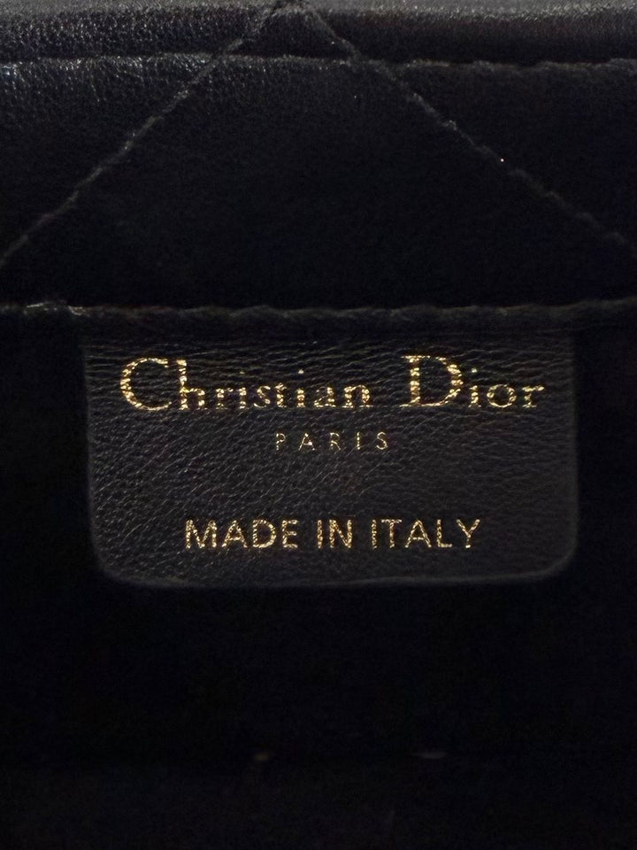 DIOR MACROCANNAGE CALFSKIN MINI DIOR BOOK TOTE BAG
