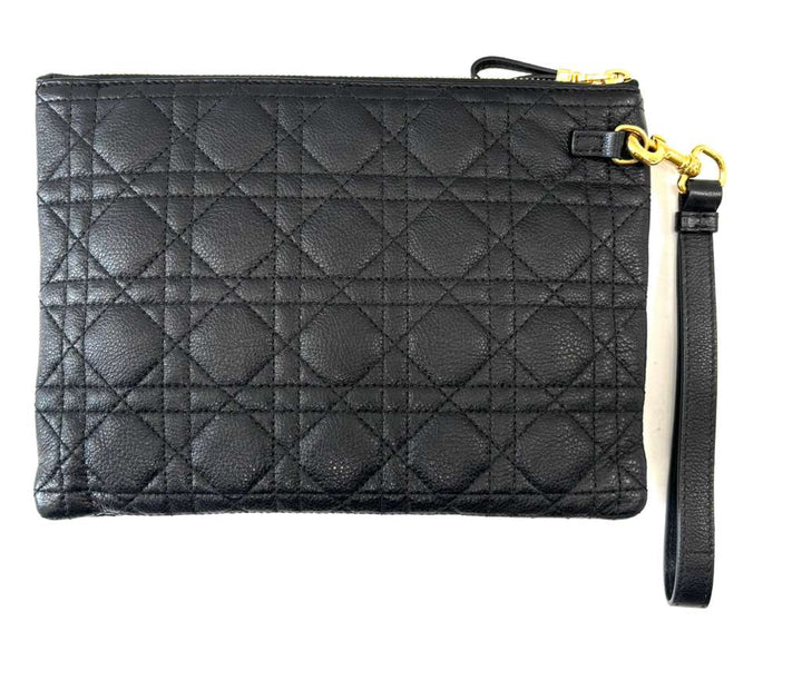 DIOR MEDIUM CARO DAILY  SUPPLE CANNAGE CALFSKIN POUCH
