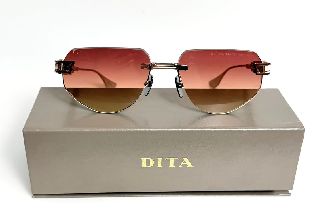 DITA GRAND-IMPERYN GEOMETRIC FRAME SUNGLASSES