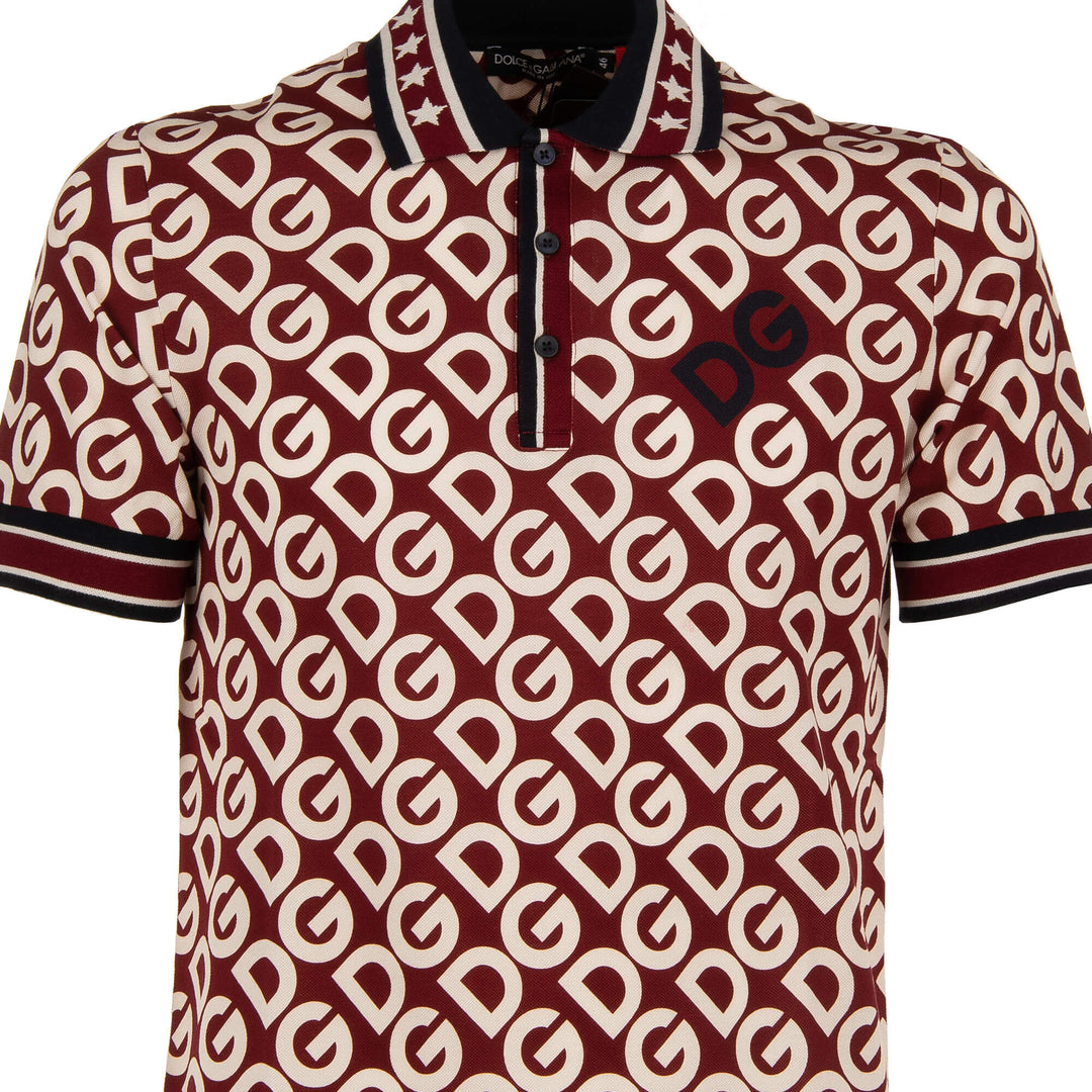 DOLCE &amp; GABBANA DG MANIA LOGO POLO SHIRT