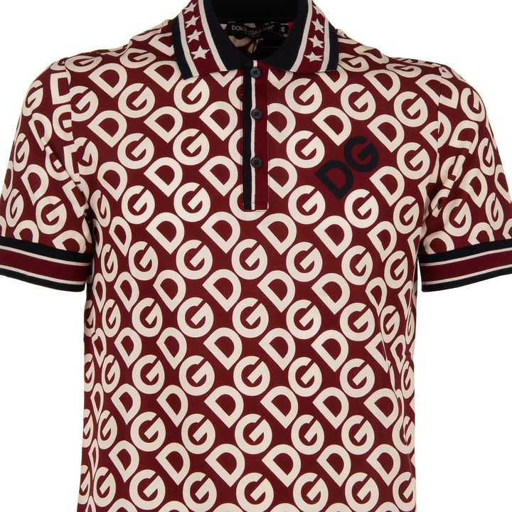 DOLCE &amp; GABBANA DG MANIA LOGO POLO SHIRT