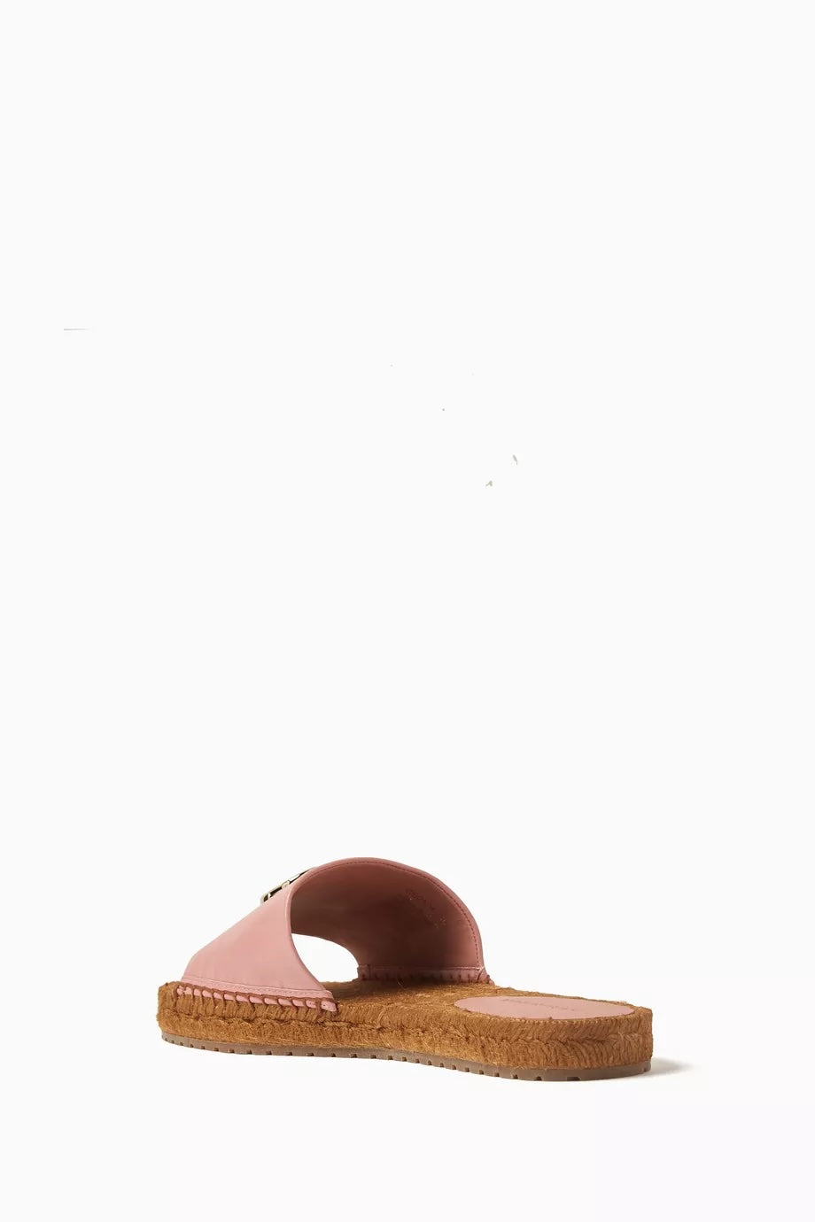 DOLCE &amp; GABBANA DG MEDALLION NAPPA LEATHER ESPADRILLES