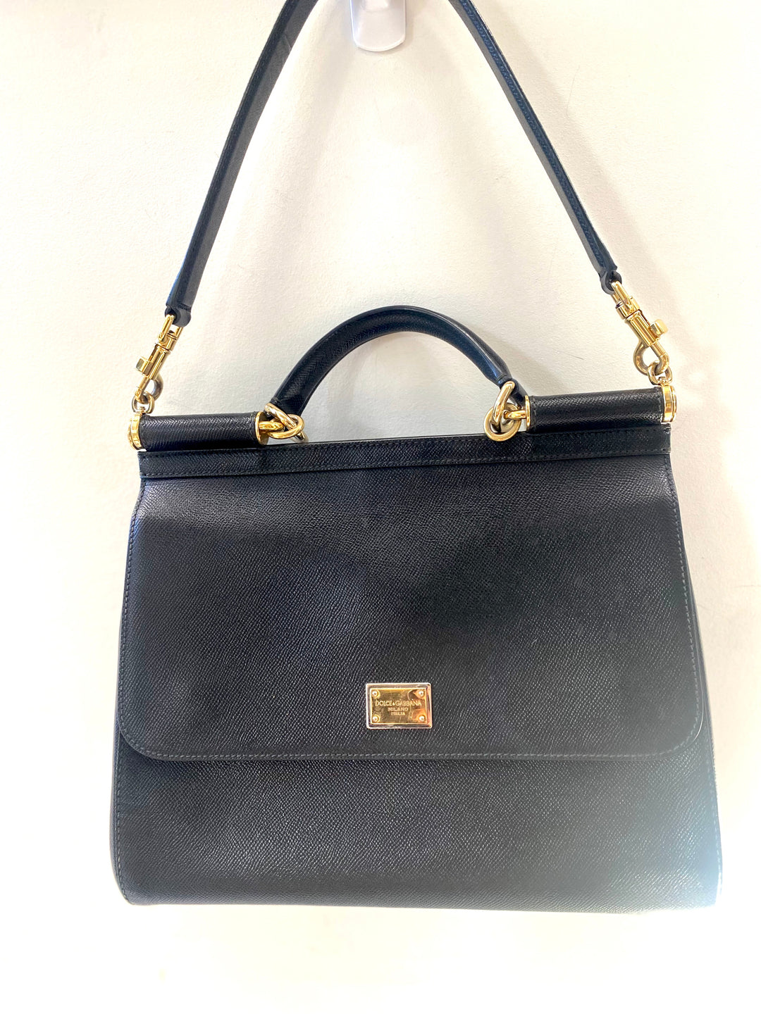 DOLCE &amp; GABBANA DAUPHINE LARGE MISS SICILY SATCHEL BAG